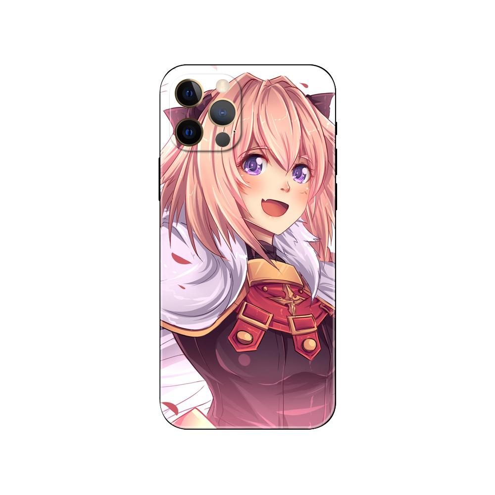 Astolfo Phone Case for Iphone 5 5s 2020se 6 6s 7 8 Plus X 10 XR XS 11 12 13 Mini Pro MAX Black Tpu Back Cover