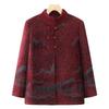 Grandma winter mink velvet jacket middle old woman mother velvet thickened cotton coat old lady clothes
