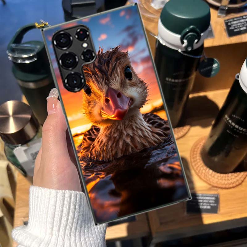 Yellow Duck Cases Phone Case for Samsung Galaxy S26 Ultra S25 Edge S24 S23 FE S21 Plus S20 S22 S10 Cover TPU Capa Shell Shockpro