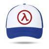 Fashion Casual Half Life  Game Logo Print Baseball Caps Unisex Women Parentchild Hats Mesh Visor Outdoor Sun Hat Adjustable Caps
