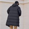 Adidas Water-Repellent Hooded Long Down Jacket