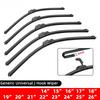 1PC Car Windshield Wiper Blades Hook Universal Soft Rubber Frameless Bracketless Car Wipers 14" 16" 18" 19" 20" 21" 22" 24" 26"