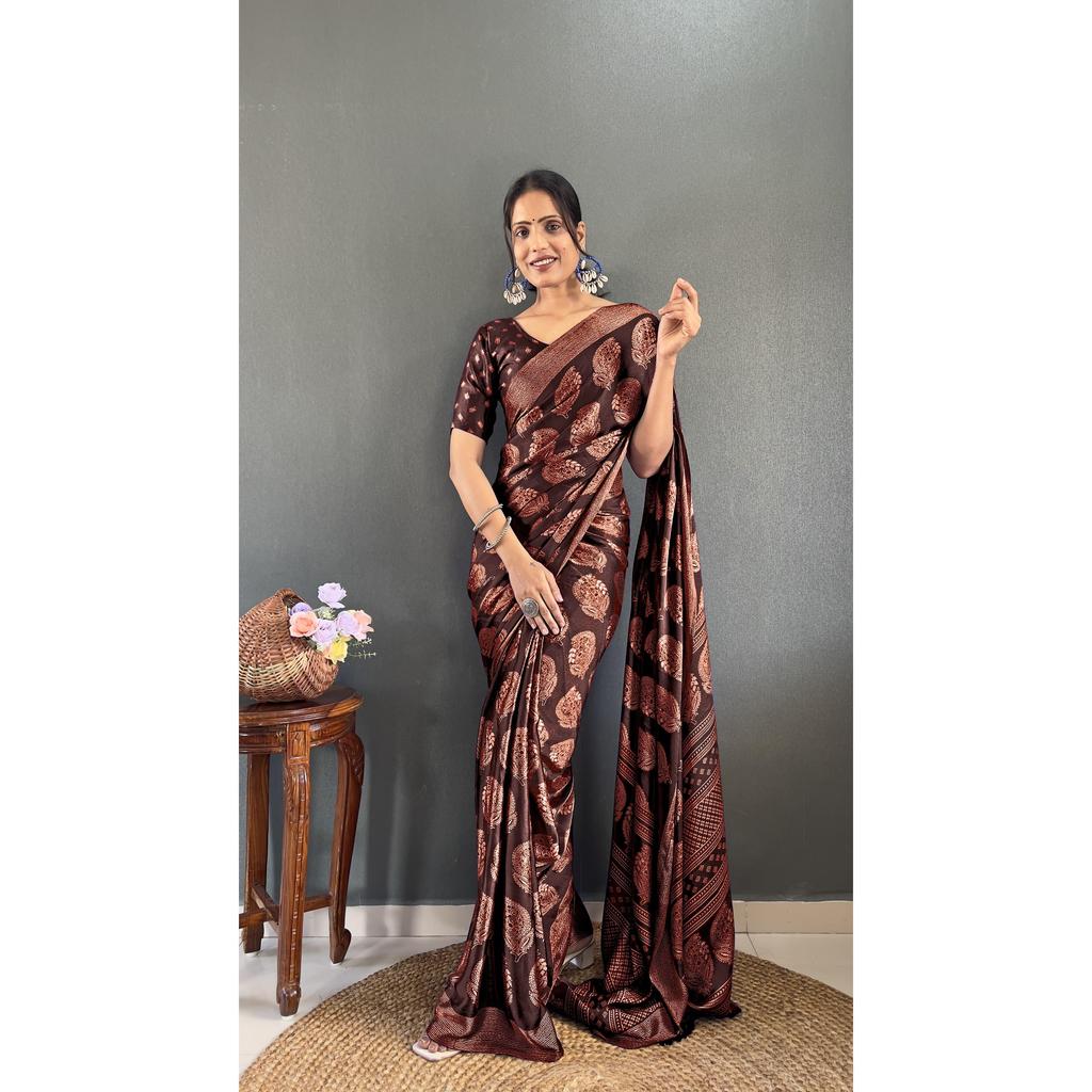 Very Easy Wearable Saree In Just 60 Seconds