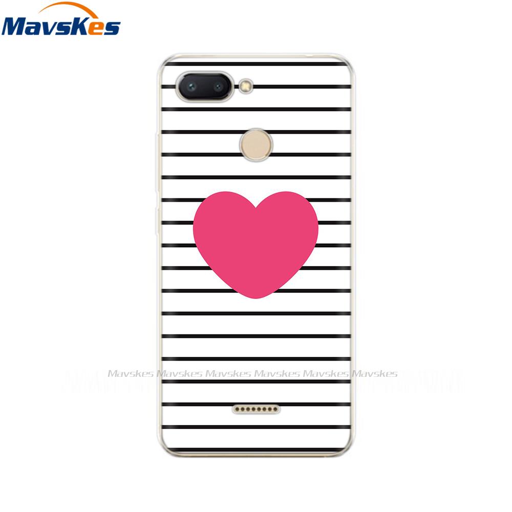 Silicone Cover for Xiaomi Redmi 6 Case Full Protection Soft Tpu Back Cover Phone Case for Xiaomi Redmi 6 Redmi6 Bumper Coque Bag