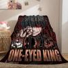 Tokyo Ghoul Colorful 2D Print Flannel Blanket, Cute Cartoon Pattern for Couch, Home Decor Travel Gift Wrap_LIAN