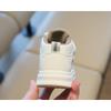Children's Sports Shoes - Spring/Autumn Cartoon High-Top White Sneakers for Girls, Casual Skate Shoes for Boys, Soft-Soled Shoes for Toddlers