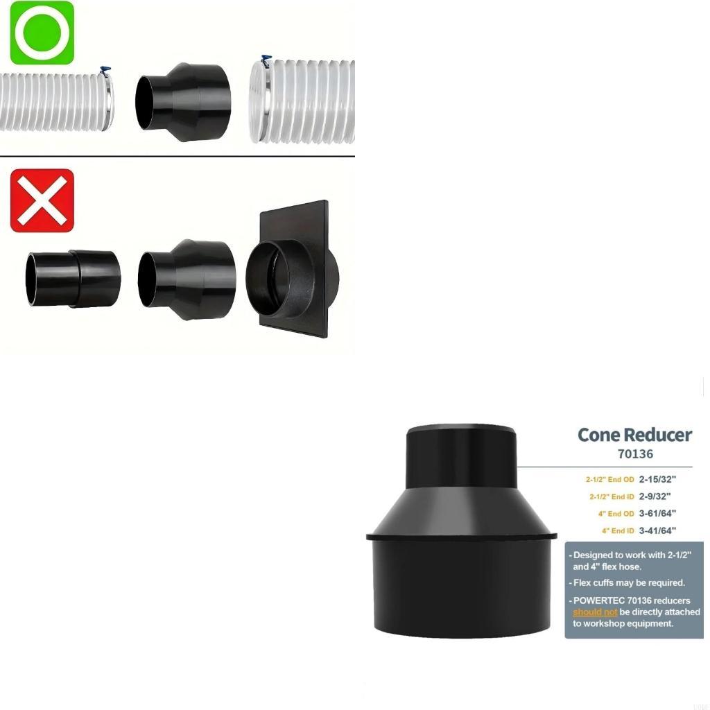 

Professional Woodworking Dust Port Reducer Dust Collection Hose Cone Reducer China Mainland