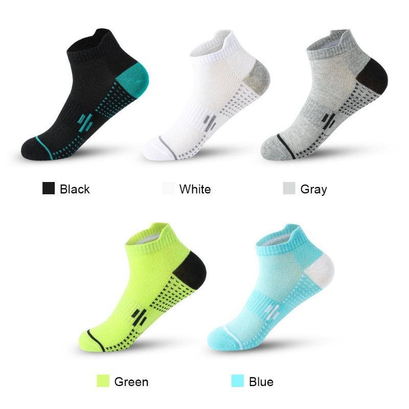 Men's Spring and Summer Outdoor Running Sports Sweat Absorbing Breathable Mesh Socks