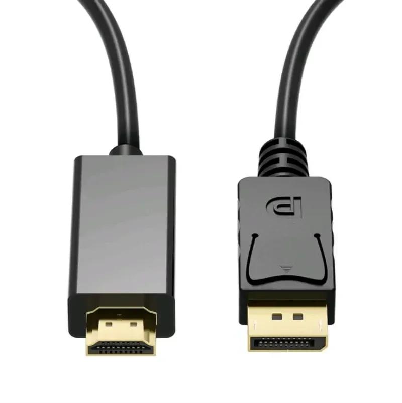 4K Display Port Auf HDMI-kompatibel Kabel für Laptop HDTV Projektor Monitor 1,8 m DP ZUM HD Adapter Display port Video Audio Linie