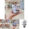 Adorable Plush Squirrel Keychain Cute Stuffed Animal Doll Gift Machine Toy