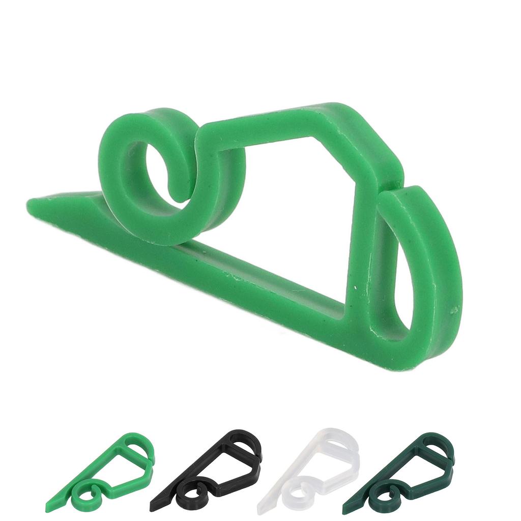 100 Stück Weihnachtslichter Rinnenklemmen Wiederverwendbare Wasserdichte Frostfeste Kunststoff Rinnenklemmen Lichterkette