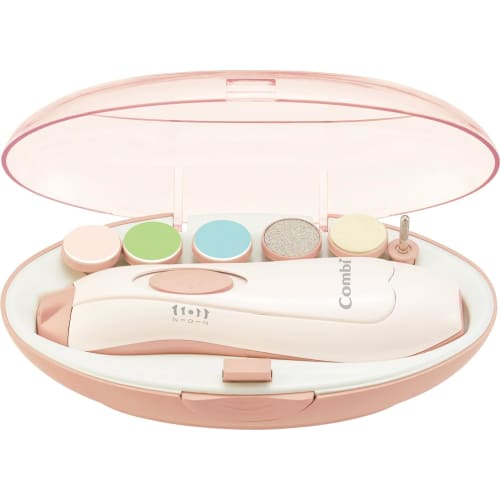 

Combi Baby Label Nail Care Set, Baby Pink, with 6 Attachments, Suitable for Babies and Adults