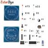 DIY Rotating Digital LED Display Module Alarm Electronic Digital Clock Kit 51 SCM Learning Board 5V DS1302