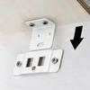 4PCS Quick Fitting Furniture Joint Bracket, Duty Corner Brace Joint Right Angle Bracket, Fit for Drawers, Cabinets, Tables