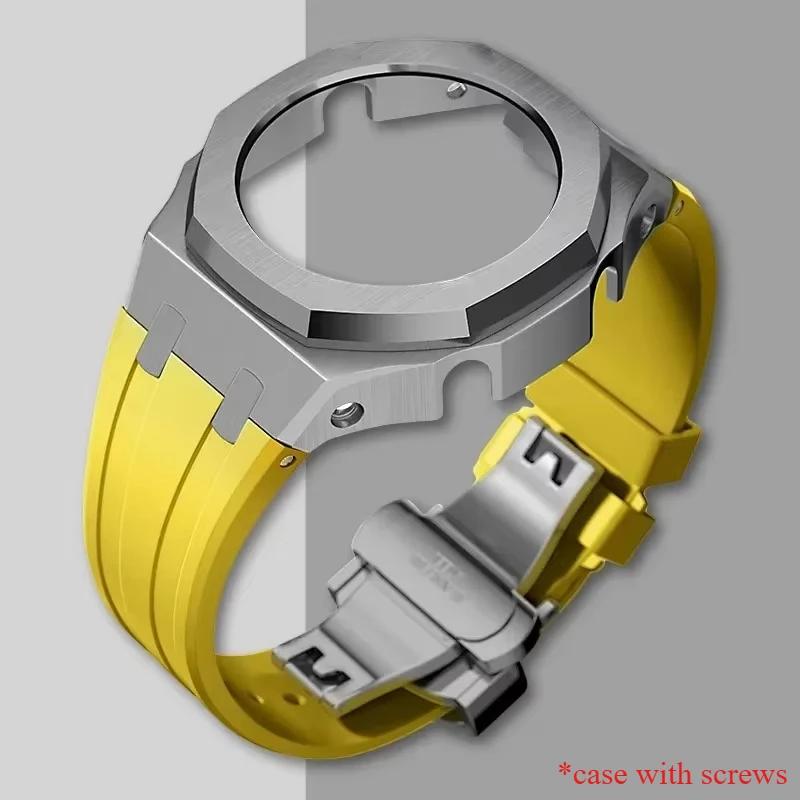 Gen4 Metal Case Bezel Frame GA2100 GAB2100 Casioak Mod Kit Modification Frame For GA2110 Metal Rubber Strap Accessory Wholesale