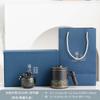 Ceramic Guochao Guyun Kuaike Cup Travel Tea Set Light Luxury Portable One Pot Four Cups Car Printing