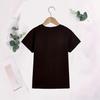 Girls' Casual Princess Letter Pattern T-shirt Summer Children's Fashion Short-Sleeved T-shirt