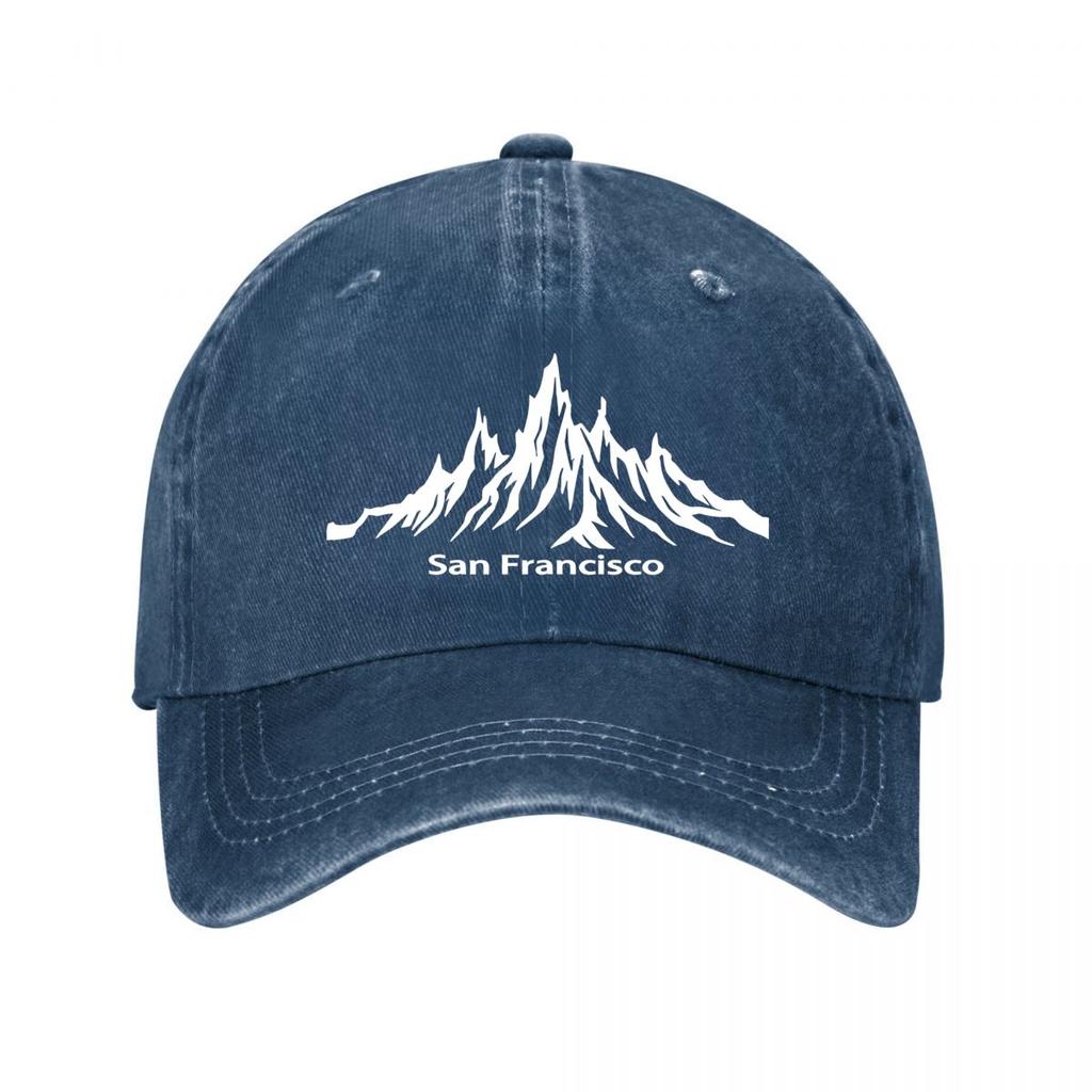 San Francisco Leichte atmungsaktive Dad Hat mit minimalistischem Stadtbild-Design Vintage-Stil für O Gewaschene Baseballkappe