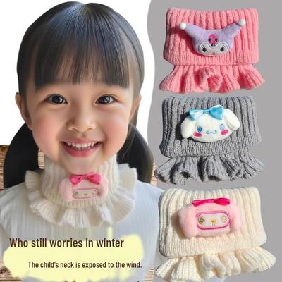 Autumn & Winter Knitted Baby Scarf - Cute Boys & Girls Neck Warmer, Thickened for Cold Weather