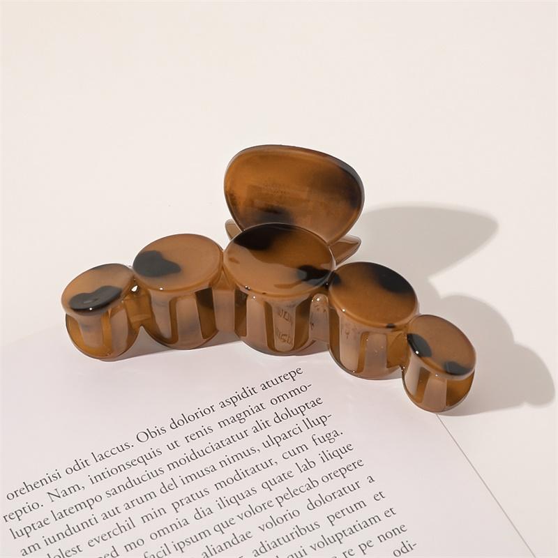 Vintage Haarspange Damen Krallenspange Elegant Leopard Geometrie Haarspangen Haaraccessoires Haarklammer Haarspangen für Haare Mädchen