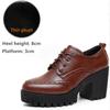 New Women Pumps Shoes Size 32-43 Deep Mouth  Women Oxfords Fall Winter Plush Thick High Heel Shoes Platform Pumps Office
