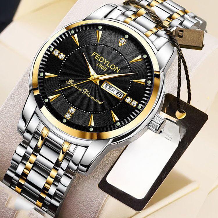 Fortiren Men's Watch Men's Watch mecanic automat multifuncțional luminos impermeabil cuarț ceas bărbătesc