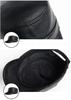Cap for middle aged and old peopleWinter Genuine Leather Patchwork Baseball Caps For Men Golf Peaked Dome Hats Male Letters