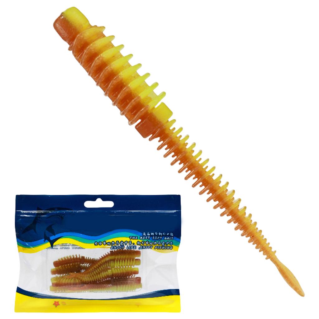 10pcs Soft Lure Worm Artificial Baits Wobblers 8.5/7.5/6.5cm Topwater Floating Fishing Lure for Trout Fishing Swimbait