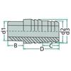 PVC-U Sleeve Ø 20 16 Bar Pressure Adapter for Drip Line