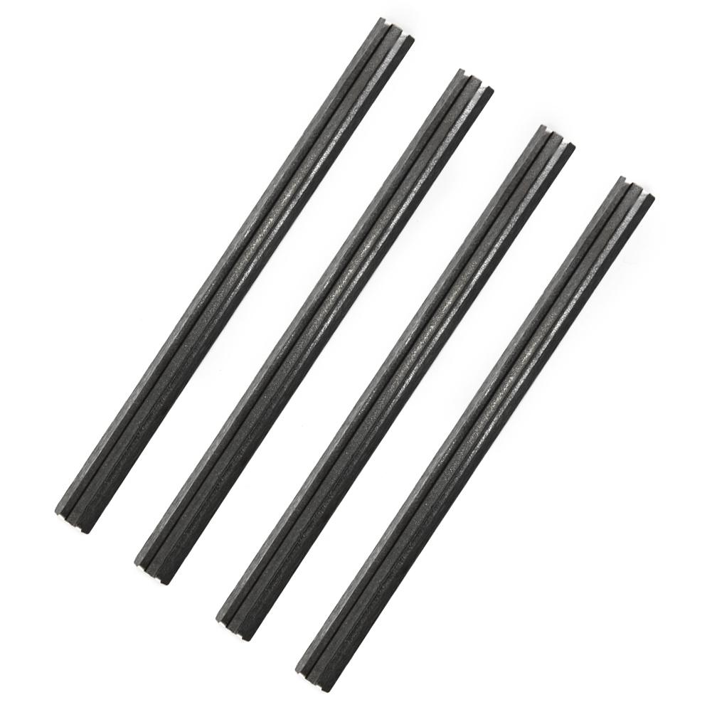 4pcs Carbon Stee Planer Blade 82x5.5x1mm Reversible Wood Planer for Woodworking