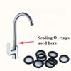 Silicone Sealing Ring Washer Wrench Kit Faucet Seal O-Ring Gaskets Repair Kit For Kitchen & Bathroom Replacement Accessories