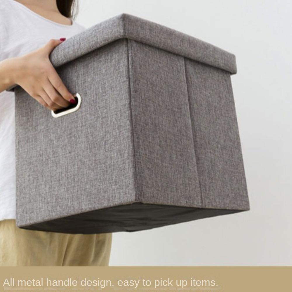 Large-Capacity Shoe Changing Stool Foldable Storage Footrest Fashion Storage Stool  Foot Rest