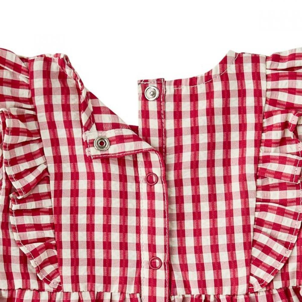 Mink Mui Strawberry Woven Check Set 36113 610 03