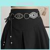 Trendy Bohemian Style Retro Waist Belt With Unique Hollow Circle Design For Fashion Lovers