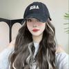 High Quality ASK Washed Hole Baseball Cap Children Four Seasons Wide Brim Versatile Big Head Circumference Cap Men