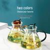 Nordic High Borosilicate Glass Teapot with Colorful Lid