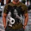 Men's Funny Halloween Printed T-Shirt for Costume Party