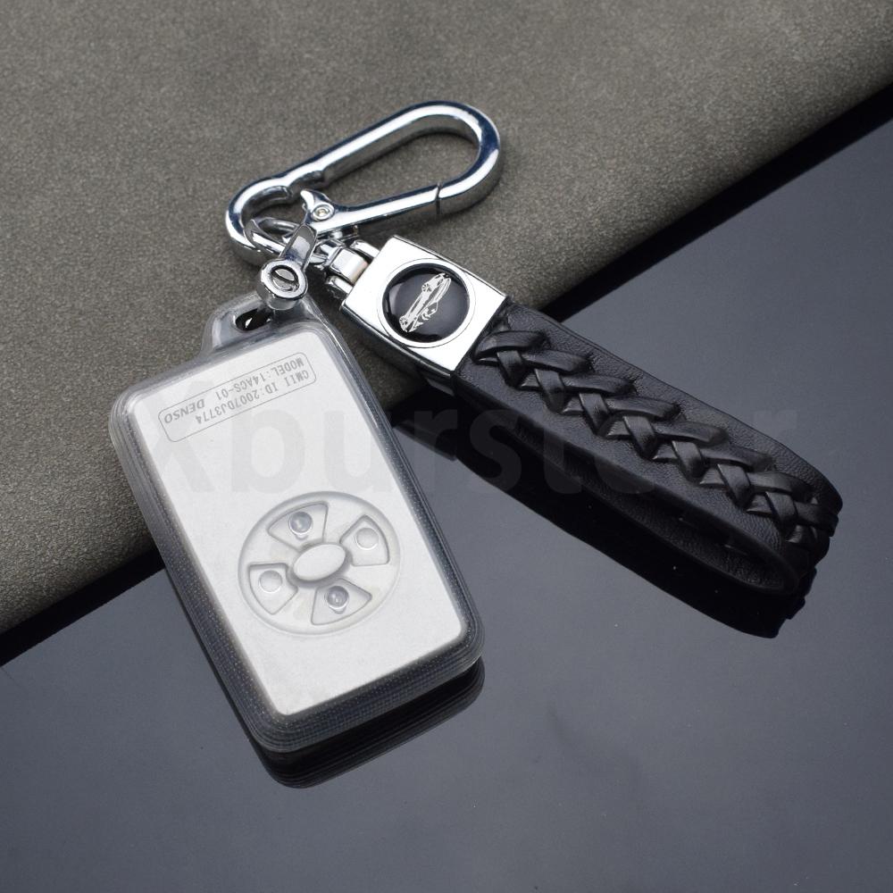 Transparent Tpu Shell Fob Holder For Toyota Noah Tarago Mark X Rav4 Voxy Corolla Yaris Estima Car Key Case Cover Accessories