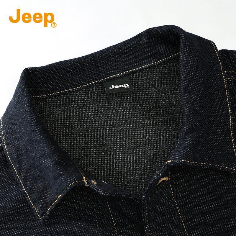 Jeep Men's Multi-Pocket Denim Workwear Jacket