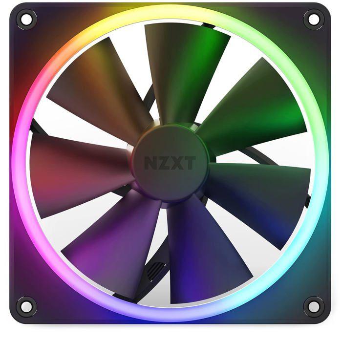 Ventilateur RGB - NZXT - F140 - 14 cm - 500 à 1800 tr/min - 20 à 32,5 dB