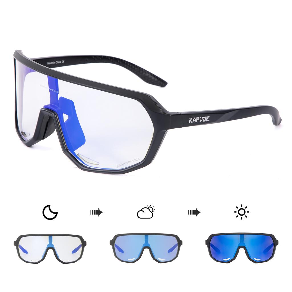 Ochelari de ciclism Kapvoe Aurii Fotocromatici Femei Lux pentru Bărbat Ochelari Condus Pescuit Modă Călătorie Golf Femei Ochelari Bicicletă
