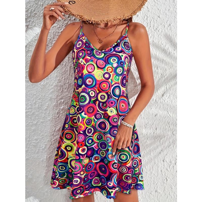 New spring and summer printed strapless women's dress