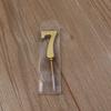LIEI Gold Number Birthday Candle