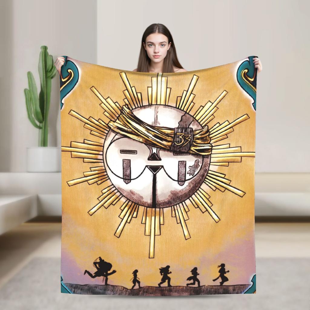 Clair Obscur Expedition 33 Maelle Plaid Kwaliteit Super Zacht Beddengoed Plaids Winter Picknick Slaapkamer Patroon Sprei