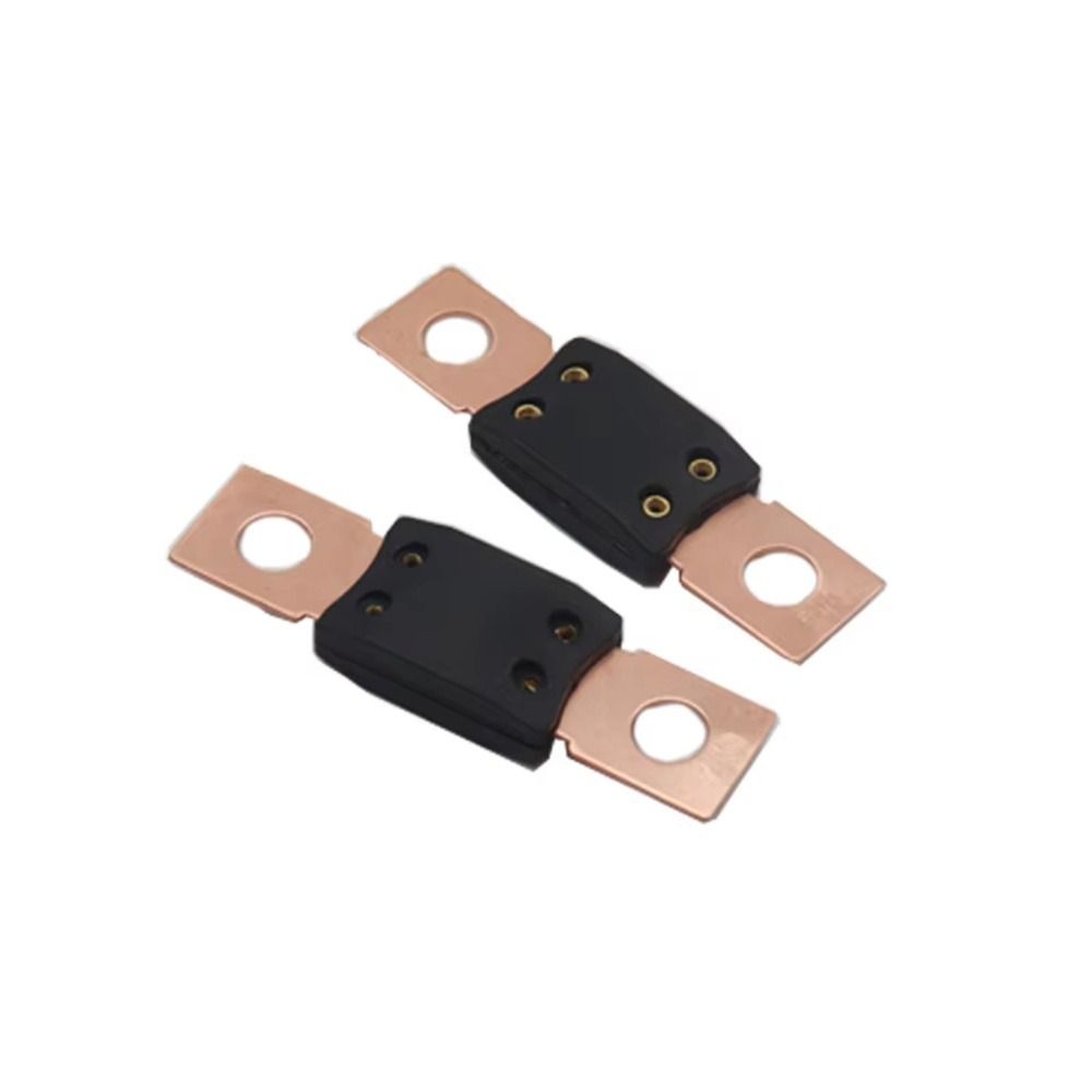 2Pcs Flat Type MEGA Fuse 30A-500A Bolt-on Fuse Durable ANL Car Fuse for Car Audio Marine Boat