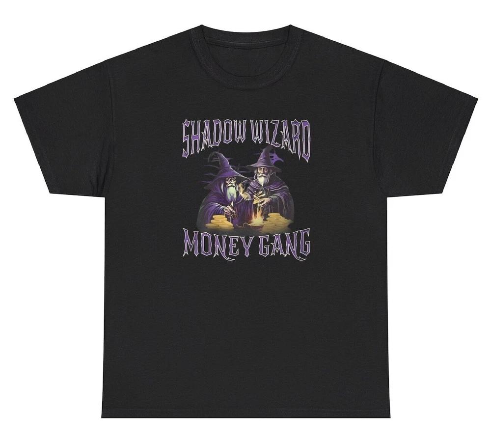 Футболка с мемом Shadow Wizard Money Gang Проклятая Магия Weirdcore Поколение Z Ироничная Футболка S
