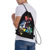 Custom My Hero Academias Drawstring Bags Men Women Portable Gym Sports Sackpack Manga Training Storage Backpacks
