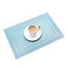 6Pcs Modern Elegant PVC Placemat Dining Table Mat Cafe Anti-slip Hot Placemats Bowl Pad Cup Mat Table Coasters