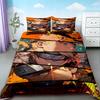 Teens Naruto Duvet Cover Cartoon Bedding Set Comforter Cover Quilt Cover Queen King Full Bedroom Decor Children Best Gifts
