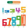 Montessori Math Toys Wooden Number Stacking Building Blocks Digital Balance Toy Preschool Learning Number Blocks For Kids Gifts